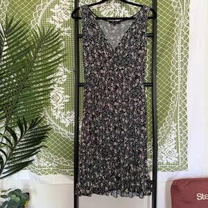 🌙 Lily 90s/Y2K Whimsigoth Ruffle Midi